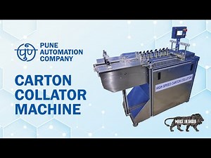 CARTON COLLATOR MACHINE