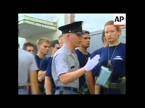 USA: WOMEN RECRUITS SPEND FIRST WEEK AT THE CITADEL MILITARY SCHOOL