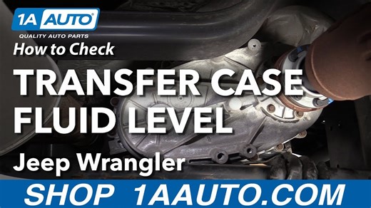 How to Check Transfer Case Fluid 2006-18 Jeep Wrangler