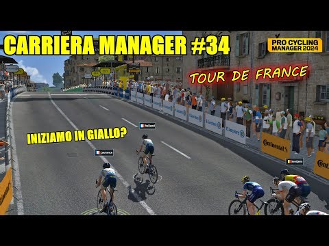 CAREER MANAGER #34 / ARE WE STARTING THE YELLOW TOUR? / PRO CYCLING MANAGER 2024 / Gameplay / ITA