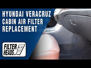 How to Replace Cabin Air Filter 2012 Hyundai Veracruz | AQ1132