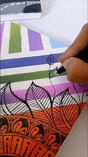 How to draw mandala art for beginners very easy//