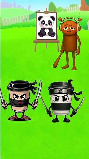 Panda atau kucing? 🐼 🐱