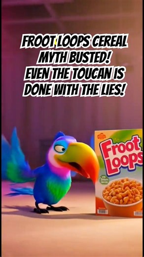 Froot Loops Cereal MYTH BUSTED! Even the Toucan is done with the lies!