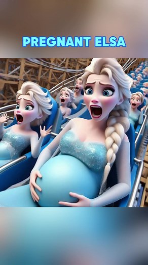Pregnant Elsa Gives Birth - Disney Princess Cartoon for Kids