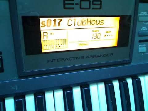 Roland E-09 (sound and styles demonstration)