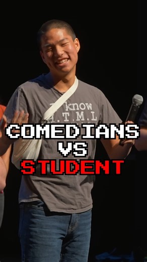 CS and math 💦💋 . . . We talk to a young man named Brian wearing a T-shirt that says “I know H.T.M.L. - How To Meet Ladies.” When we ask him how he actually meets ladies, he admits he is still figuring that out because he is just an intern. He reveals he interned at Amazon but is currently a student studying computer science and math. We agree that studying math is a great way to meet ladies. #softwareengineer #techie #student #programmerlife #siliconvalley #techroastshow | Socially Inept: Tech