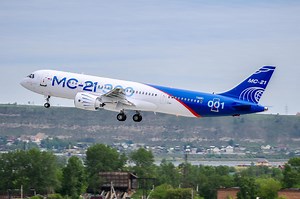 C919又一强劲对手出现 俄罗斯MC-21大客机首飞