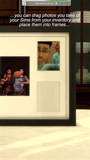 this Sims 4 mod comes with functional picture frames! 📸 youtube: solitasims #TheSims4 #Sims4Mods #solitasims | solitasims