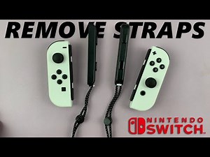 Nintendo Switch: How To Detach JoyCons From Wrist Straps | Remove Controllers From Wrist Straps