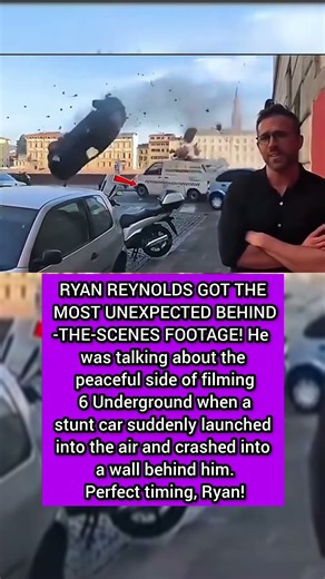 Ryan Reynolds Got the Most Unexpected Behind-the-Scenes Footage#shorts