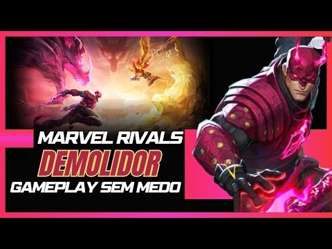 Jogando com DEMOLIDOR em Marvel Rivals! O Homem Sem Medo chegou destruindo tudo!