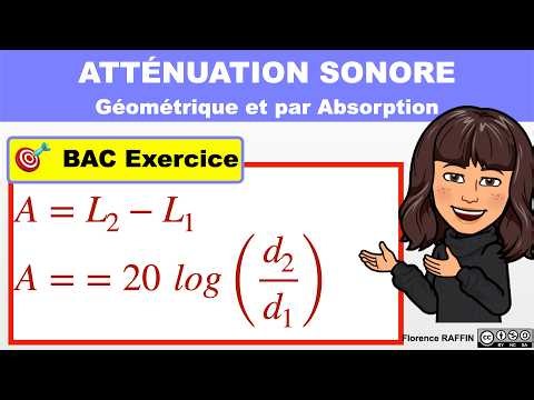 SOUND ATTENUATION geometric and absorption / exercise / high school exam