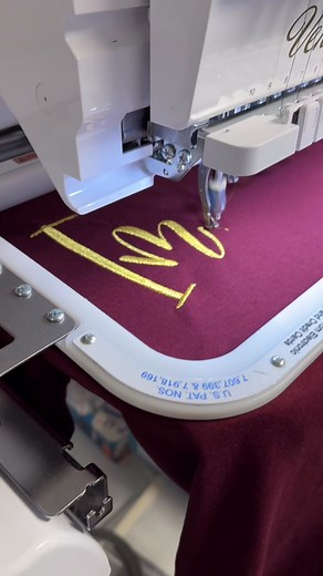 Metallic Tread is Fujix King Star, design is from Lala’s Embroidery.#fyp #embroiderytiktok #kingstarthreads #treasuredstitchez #imperfectlyperfect