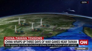China wraps up three days of war games near Taiwan