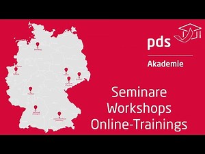 Seminare, Workshops und Online-Trainings | Vorstellungsvideo pds Akademie