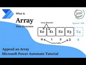 Microsoft Power Automate Tutorial - Append an Array