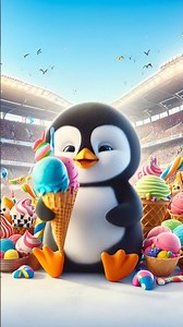 Pakistani Penguin vs Indian Penguin 🍦#shortstorie #aistory #shorts #trendingshorts #viral