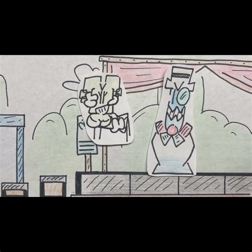 Mimi at Sammer's Kingdom #superpapermario #papermario #mario #nintendo #animation #stopmotion #lol