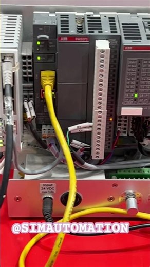 ABB PLC kit setup at NESCO Exhibition #shortvideo by @s@simautomation