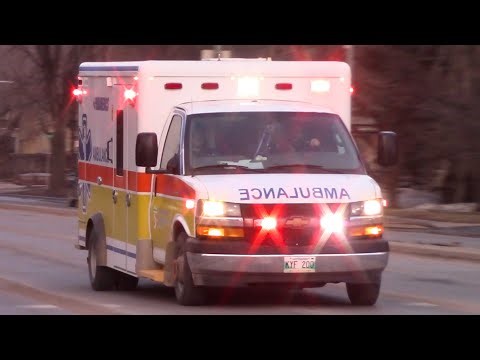 Rural Manitoba Ambulance Responding Thru City