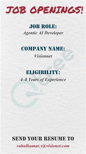 Hiring AI Developers | LLM, Vector DB, Python Role