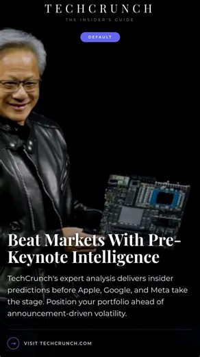 Beat Markets With Pre-Keynote Intelligence | TechCrunch