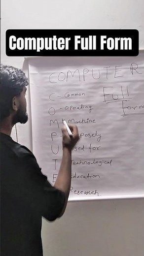 computer ka full form kya hota hai..#btech #computereducation