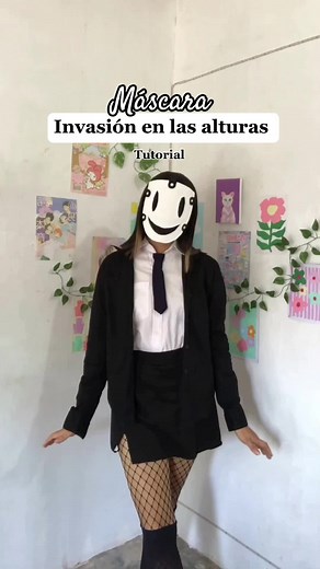 DIY Mascara Invasión en las Alturas 🤍🖤