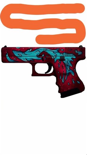 Learn to draw step by step:Glock🔫