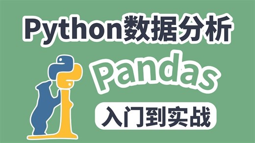 【全44集】2025年最细Python数据分析-pandas教程，从入门到实战，一套玩转Python！