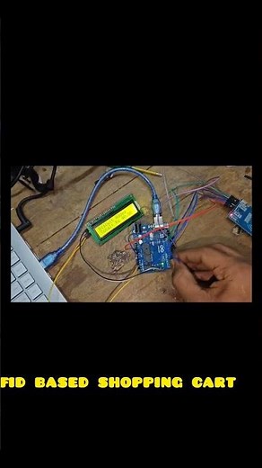 RFID Based Smart Shopping Cart using Arduino UNO | Add & Remove Items with Button