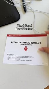 Beta blockers and the 6 B’s! A helpful way to remember some key points while you’re in pharm! #fyp #foryoupage #nursingstudent #nursingschool #nclex | Scrub Life Notes step