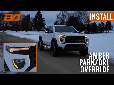 Boost Auto Amber DRL/Park Light Override Mod | Installation Guide for 2023-2026 GMC Canyon