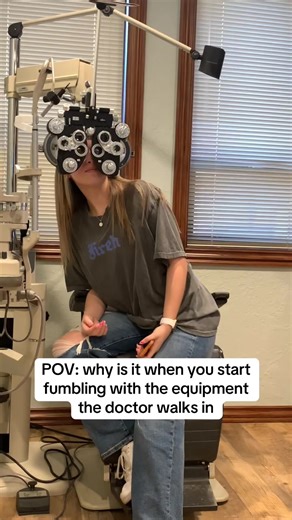 Humorous Vision Test Experience at the Doctor's Office