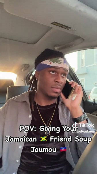 Making @mister.paparazzi try Soup Joumou for the 3rd year in a row #haitian #haitiantiktok #soupjoumou #haitianfood #haitianindependenceday