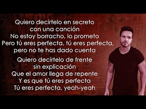 Luis Fonsi, Farruko - Perfecta (Letra/Lyrics)