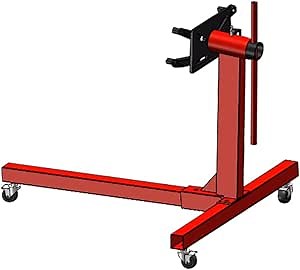 Steel Rotating Engine Stand with 360 Degree Rotating Head: 3/8 Ton (750 lb) Capacity (3/8 Ton (750 lb))