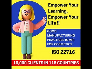 Good Manufacturing Practices GMP for cosmetics