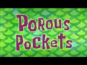 "Porous Pockets" Title Card (S5 Style)