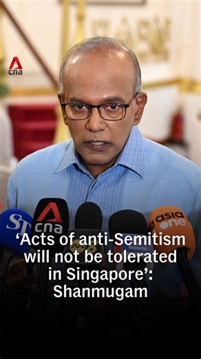 Acts of anti-Semitism will not be tolerated in Singapore, Coordinating Minister for National Security K Shanmugam said on Thursday (Nov 6), speaking at the Chesed-El Synagogue during its 120th anniversary celebration. Citing several recent incidents in Singapore, Mr Shanmugam, who is also Minister for Home Affairs, said members of the Jewish community in Singapore have faced a wave of “unpleasant incidents, hostility, both online and offline,” prompting fears about their safety amid global tensi