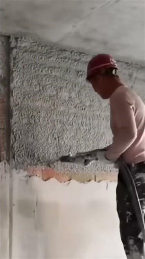 Leveling cement mixture easily and quickly in wall plastering