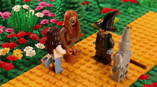 A Series of Famous Film Scenes Recreated Using LEGO Bricks