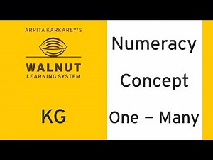 KG - Numeracy & Concepts - One and Many