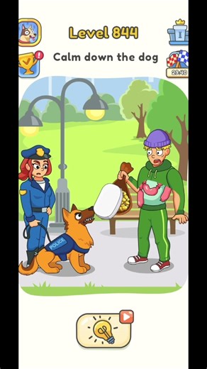 Calm down the dog dop5(delete one part)level 844#trendingshorts #youtubeshorts #dop5