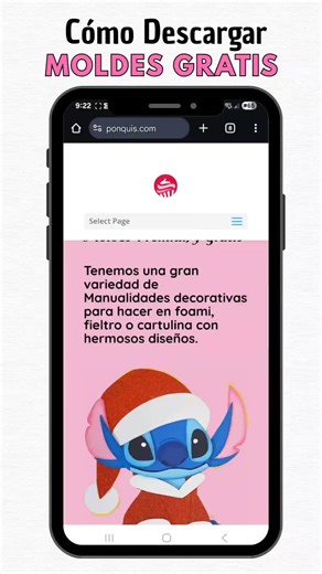 Manualidades con foamy y Cartulina por Atris Ponquis on Instagram: "Tutorial de como descargar los Moldes Gratis en mi página web Ponquis"