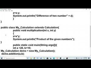 BCA OBJECT ORIENTED TECHNOLOGIES AND JAVA PROGRAMMING (MCS024) BLOCK-2 UNIT-5 Inheritance in java