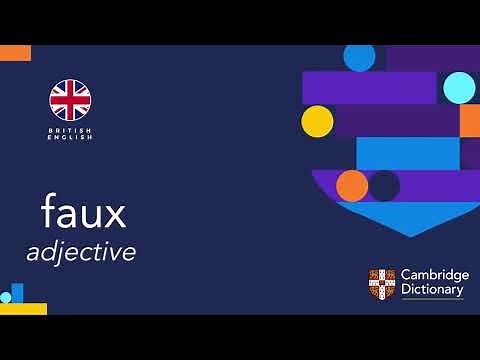 How to pronounce faux | British English and American English pronunciation