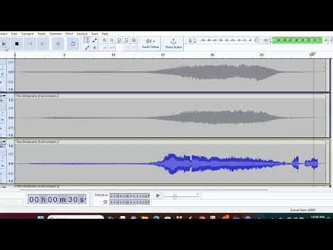 thx the simpsons full screen deep note audio in separate channels