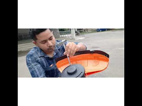 STIHL FS 120 BRUSH CUTTER INSTALLATION AND DEMO...